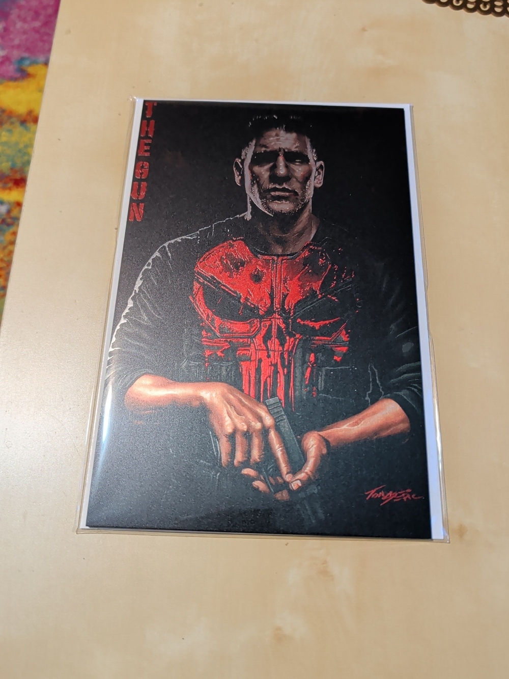 NOMASSS TONY SKLEPIC THE PUNISHER “THE GUN” METAL COVER ART BOOK